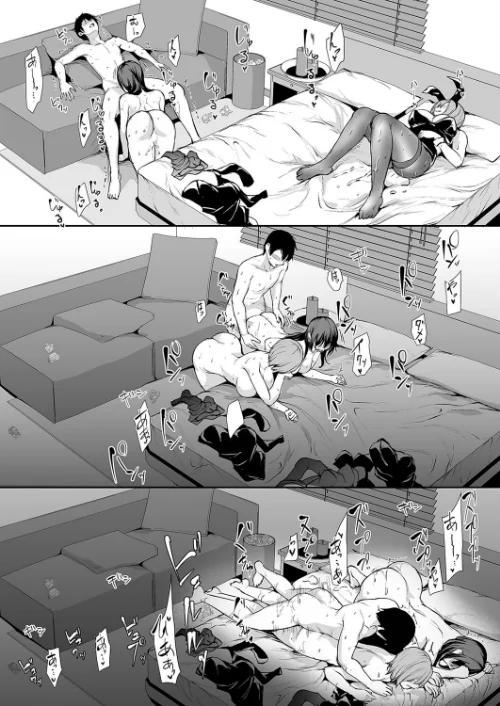 〈エロ漫画〉巨乳が2人いないと勃起しない夫のために友達を連れてきた妻（単話）|作者：立花オミナ 試し読みサンプル 5ページ目