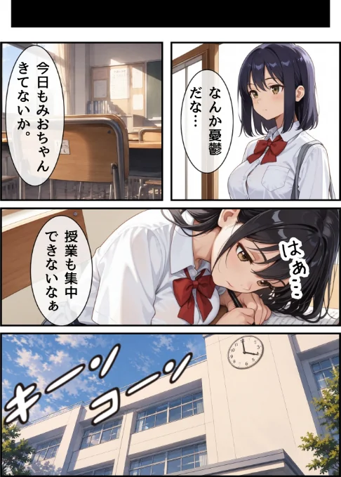 〈エロ漫画〉3か月なら、大丈夫だと思ってた。〜留学した僕の留守中に、一途な彼女が汚されるまで〜R指定（単話）|作者：うさみや 試し読みサンプル 4ページ目
