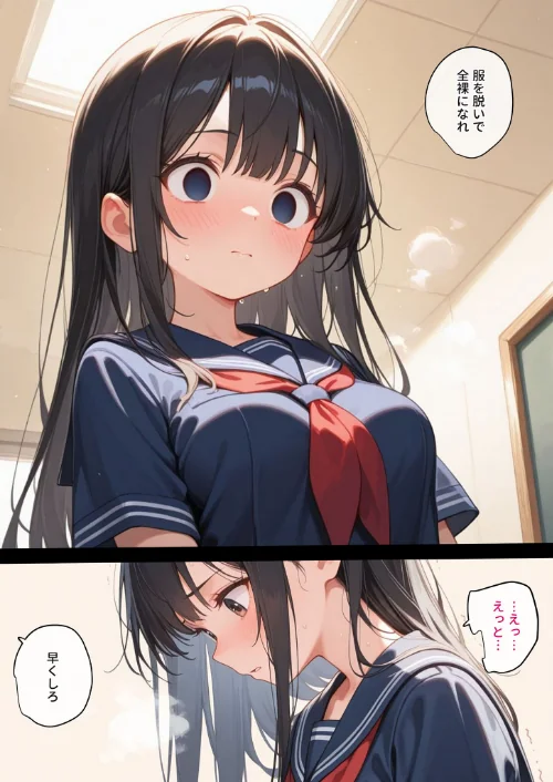 〈エロ漫画〉学園を占拠したテロリストがド変態だったら モザイク版(単話)|作者:砂糖愛好会 あいラビ 試し読みサンプル 8ページ目