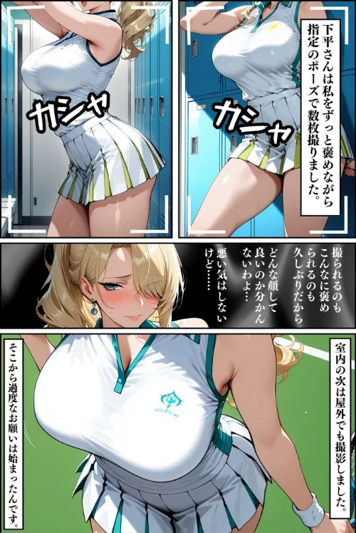 〈エロ漫画〉人妻ですが雌でした〜イきたくないのに醜顔アクメ テニスコーチが醜態晒した日〜 モザイク版|作者：Uスタス あいラビ 試し読みサンプル 11ページ目