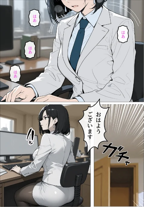 〈エロ漫画〉完璧女上司 無能部下のマッサージを受け 故郷の訛りで大絶叫【モザイク版】|作者：むっちりエクスペリエンス 試し読みサンプル 9ページ目