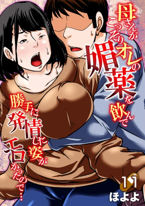 〈エロ漫画〉母さんがこっそりオレの媚薬を飲んで勝手に発情した姿がエロかったので…（単話）|作者：ほよよ 試し読みサンプル 2ページ目