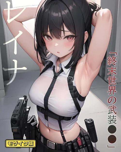 〈エロ漫画〉レイナ「終末世界の武装●●」 モザイク版|作者:あいまいクリエイト あいラビ 試し読みサンプル 2ページ目