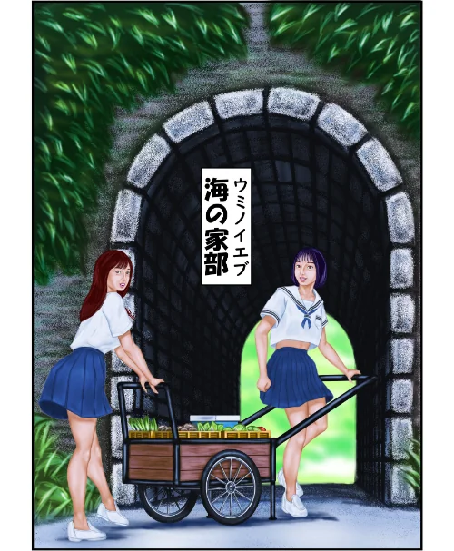 〈エロ漫画〉海の家部（単話）|作者：tsuyoshi 試し読みサンプル 2ページ目